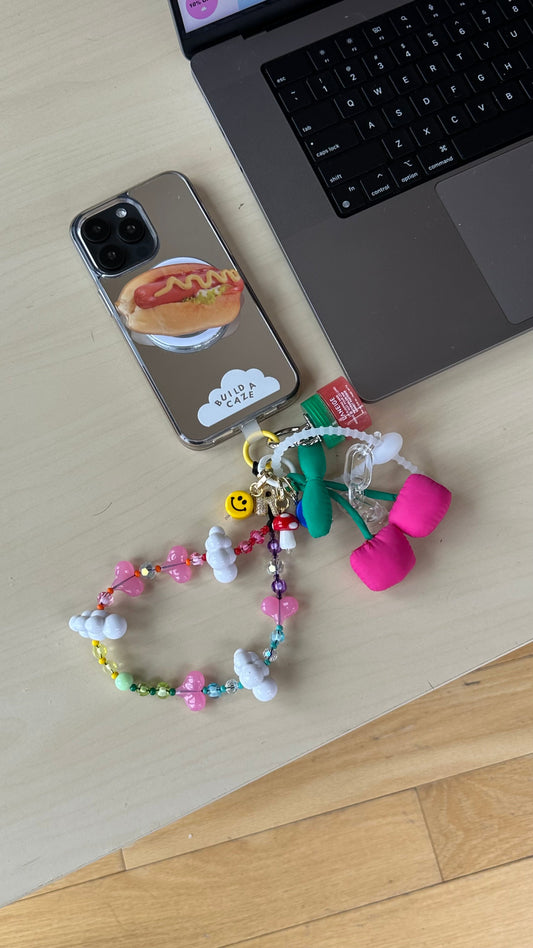 Pop Grippy de Hot Dog, sujetador expandible para celular, pop socket de comida, accesorio para teléfono móvil.
