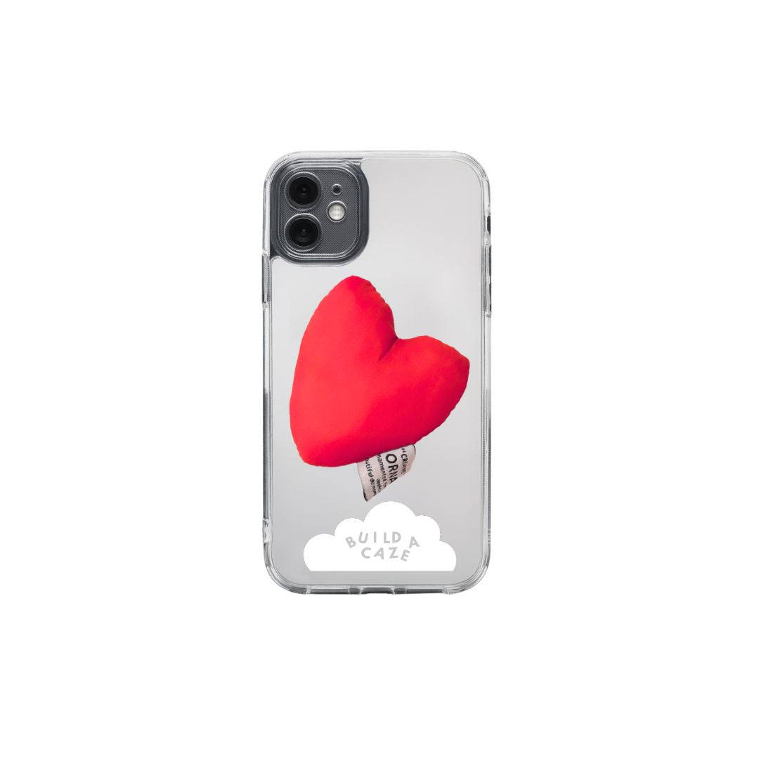 Handmade Red Puffy Heart MagSafe Pop Grippy
