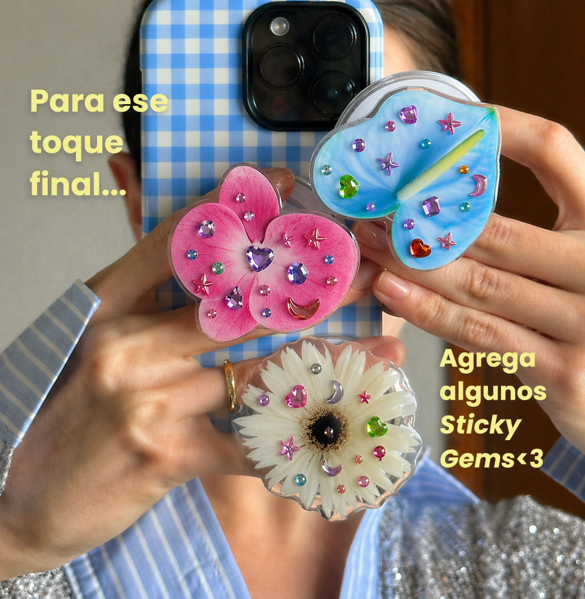 Drama Dhalia Flower MagSafe Grippy
