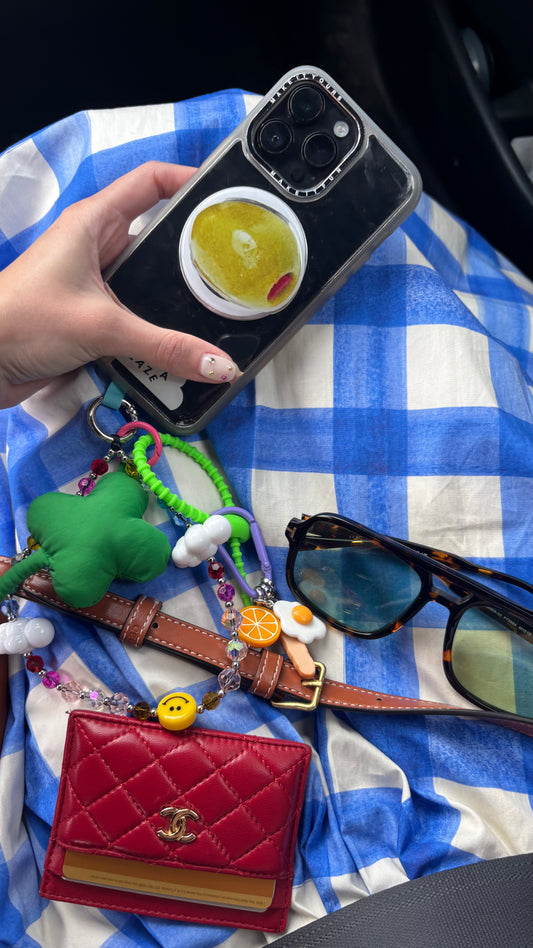 PopSocket verde olivo para celular, soporte móvil expansible, agarre seguro para teléfono.