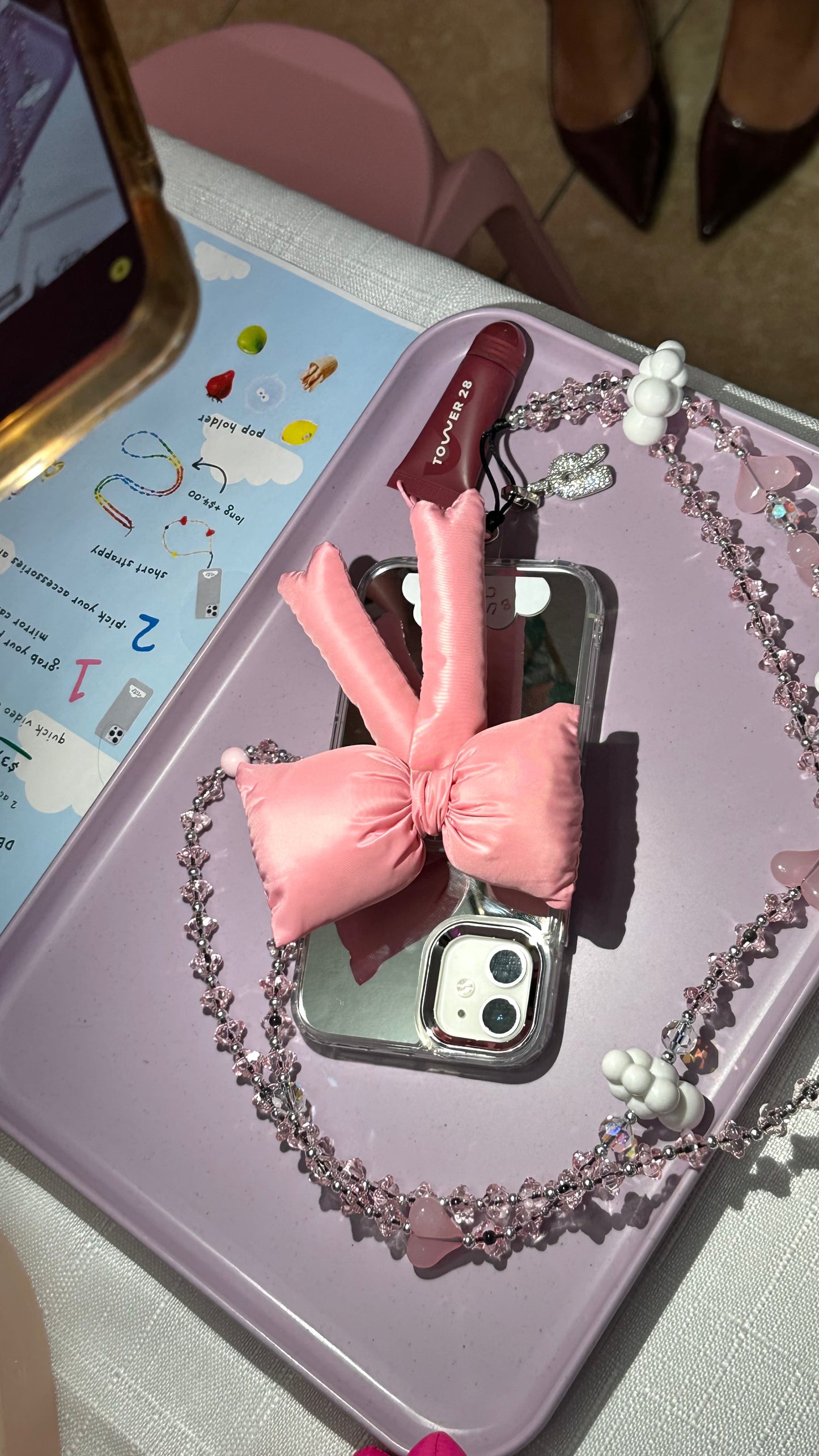Pink Handmade Puffy MagSafe Pop Grippy