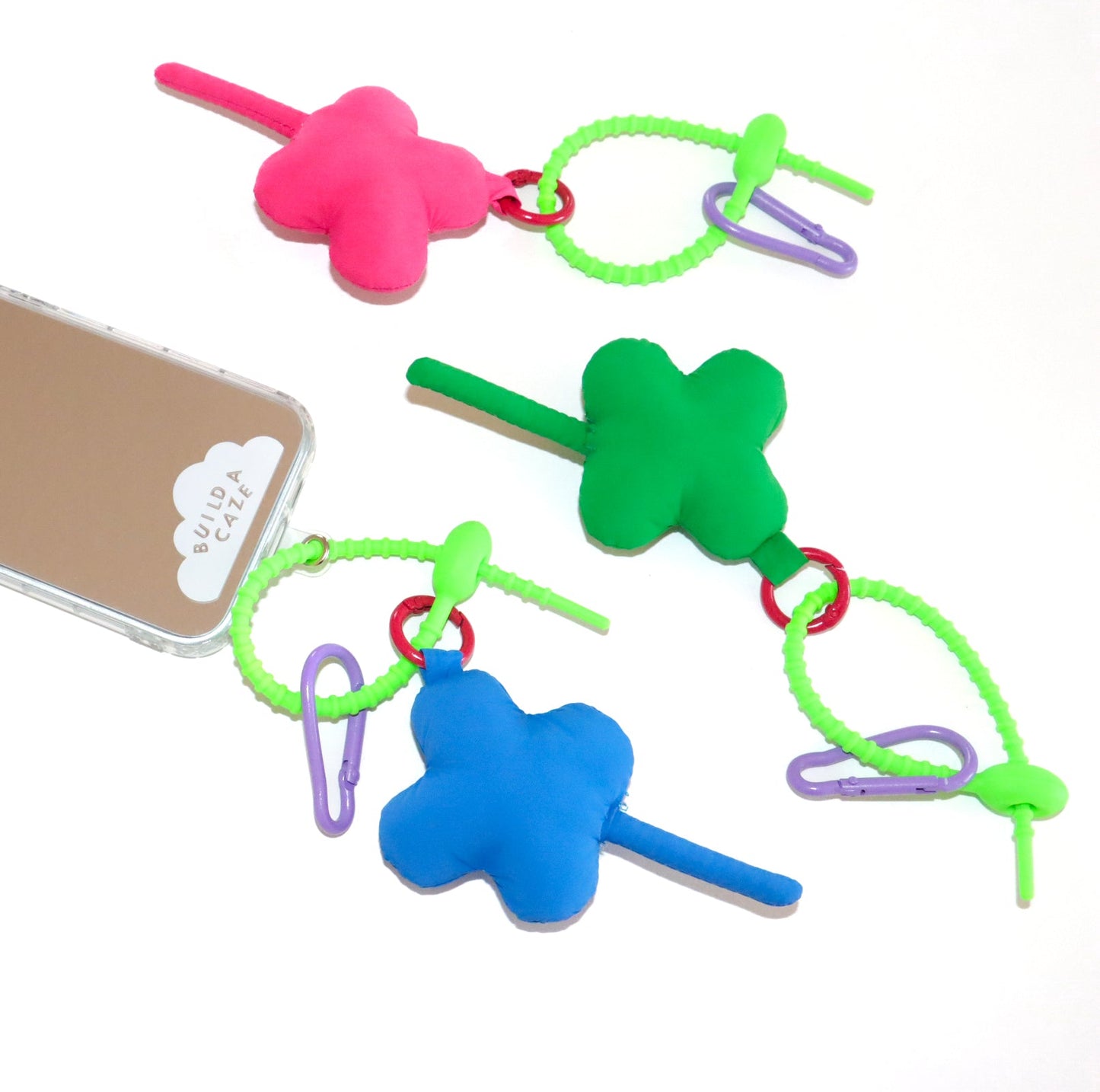Blue Clover Me Keychain