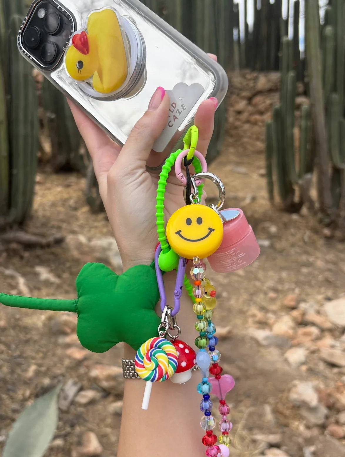 Green Clover Me Keychain