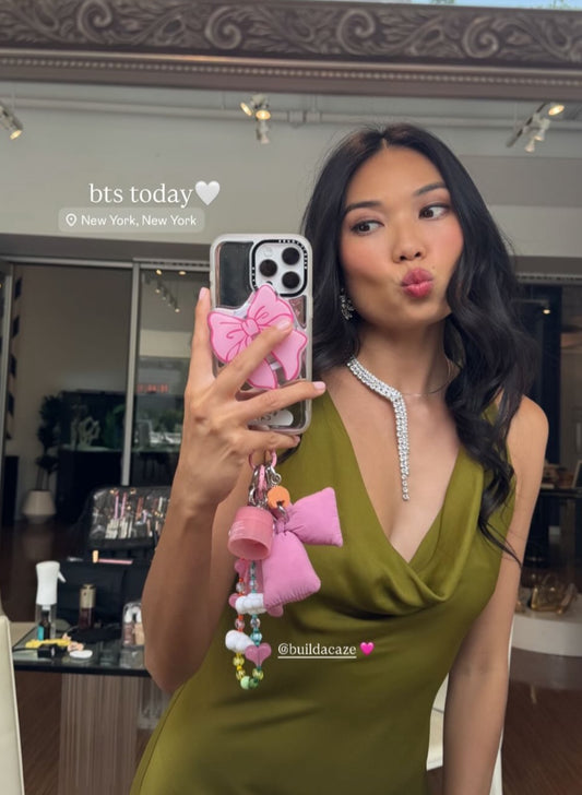 Knoty-Bow Puffy Keychain