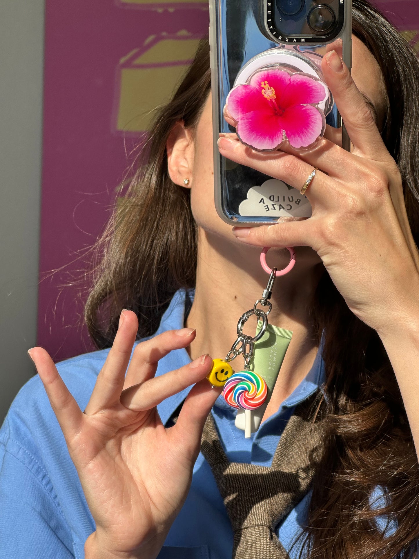 Summer Fridays Sweet Min Keychain