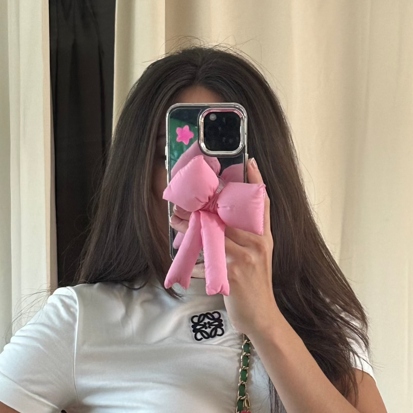 Pink Handmade Puffy MagSafe Pop Grippy