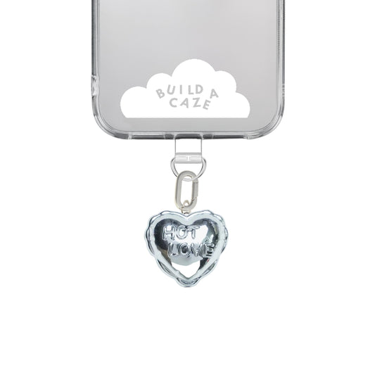 Silver Hot Love Balloon Charmie