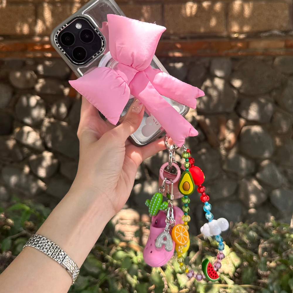 Pink Handmade Puffy MagSafe Pop Grippy
