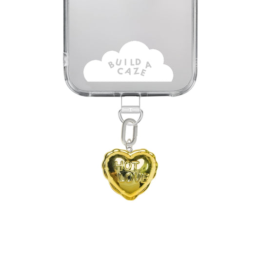 Gold Hot Love Balloon Charmie