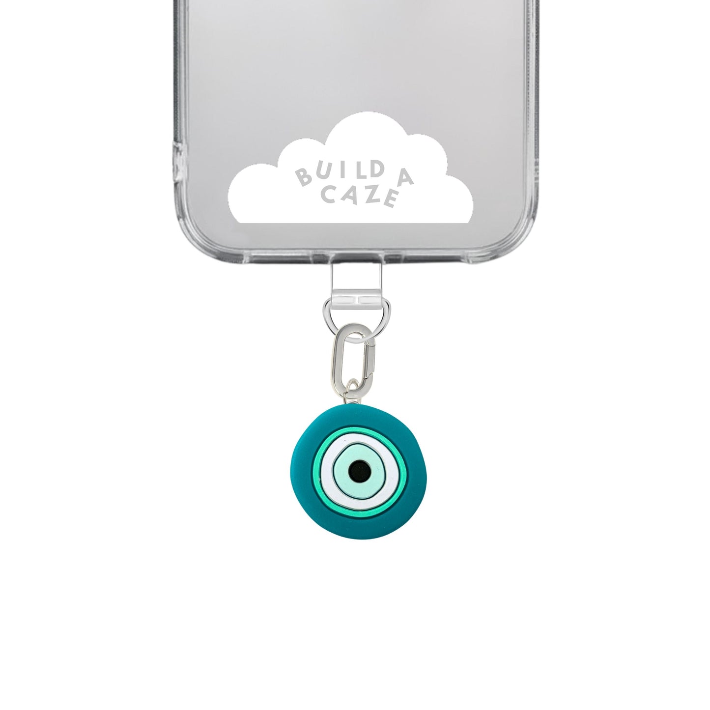 Dije para celular ojo turco aqua cute phone charm para mujer Build A Caze