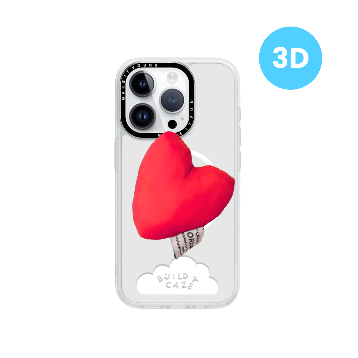 Pop Grippy de corazón rojo acolchado hecho a mano, agarre MagSafe para celular, soporte para móvil con diseño 3D, accesorio de San Valentín.
