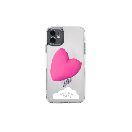 Pink Puffy Heart MagSafe Pop Grippy