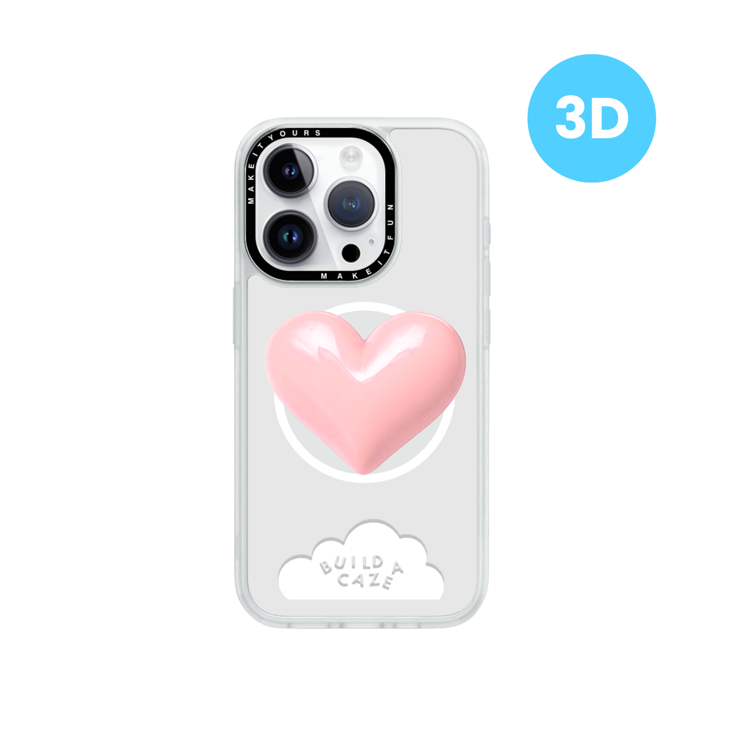 Pop Grippy de corazón rosa, accesorio magnético MagSafe para celular, sujetador de teléfono móvil.
