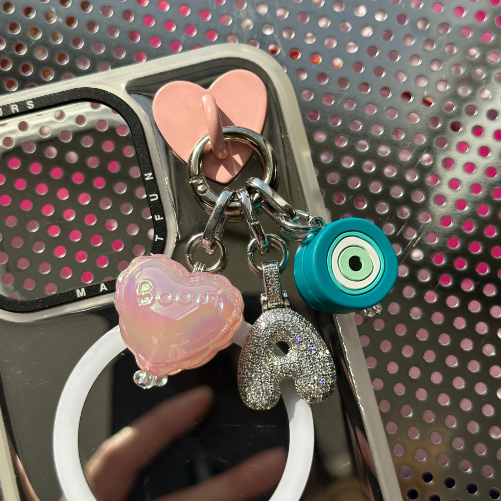 Pastel Pink Hot Love Balloon Charmie