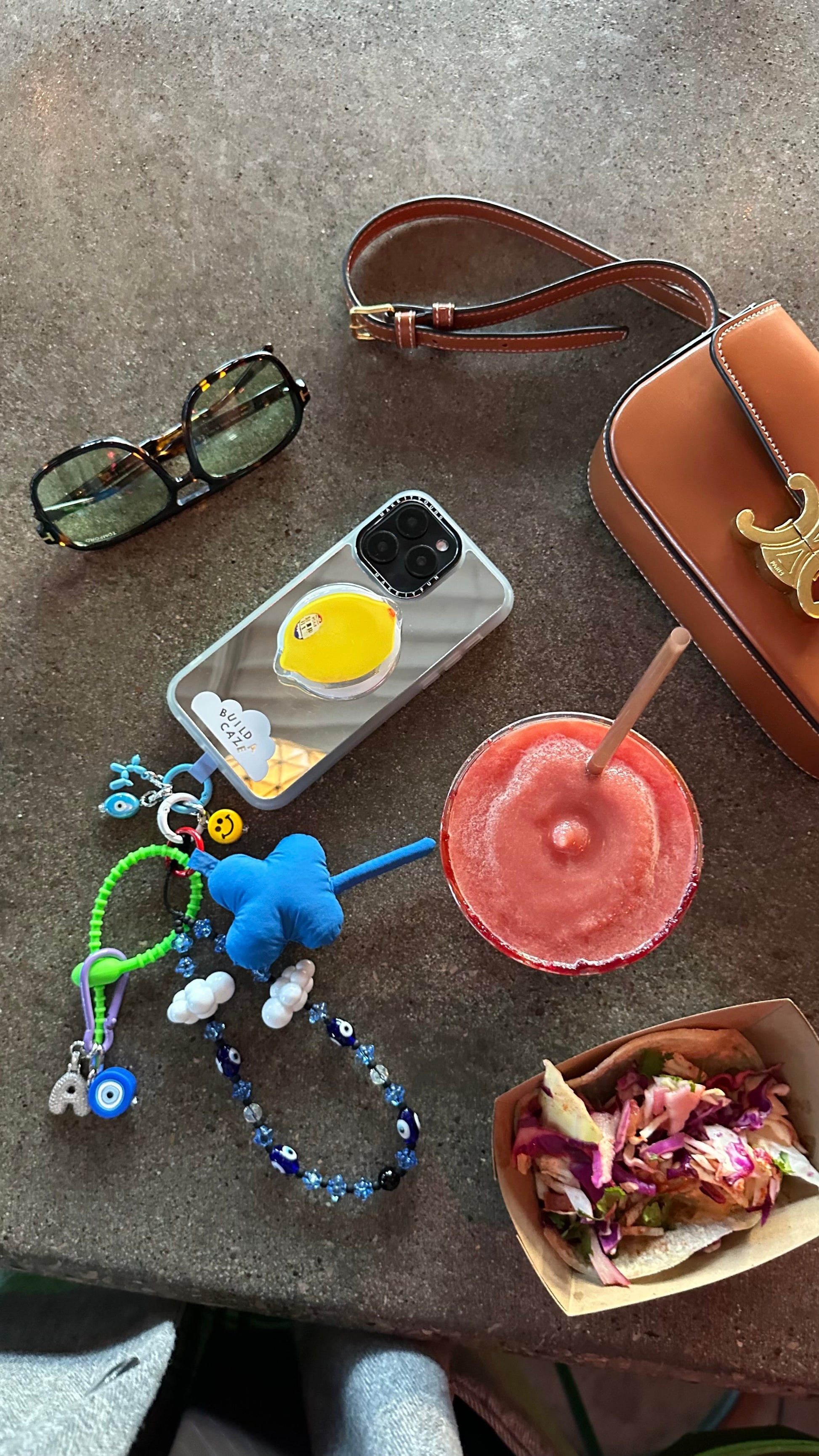 Dije para celular ojo turco azul aesthetic phone charm Build A Caze