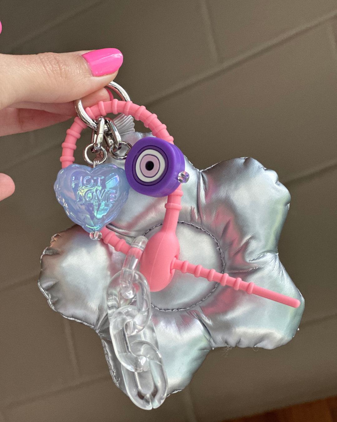 Dije para celular ojo turco morado aesthetic phone charm Build A Caze
