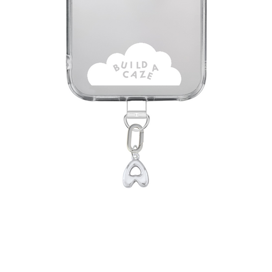 Silver Cutie Initial Letter Charmie