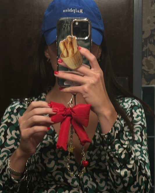 Red Bow It Keychain