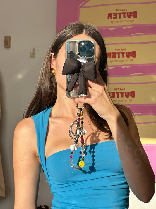 NEW Black Knotty Bow MagSafe Pop Grippy