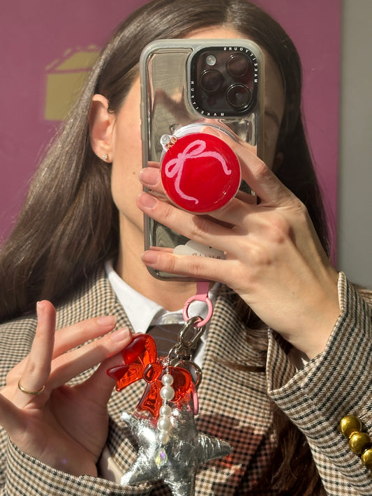 Rouge Baby Bow Keychain