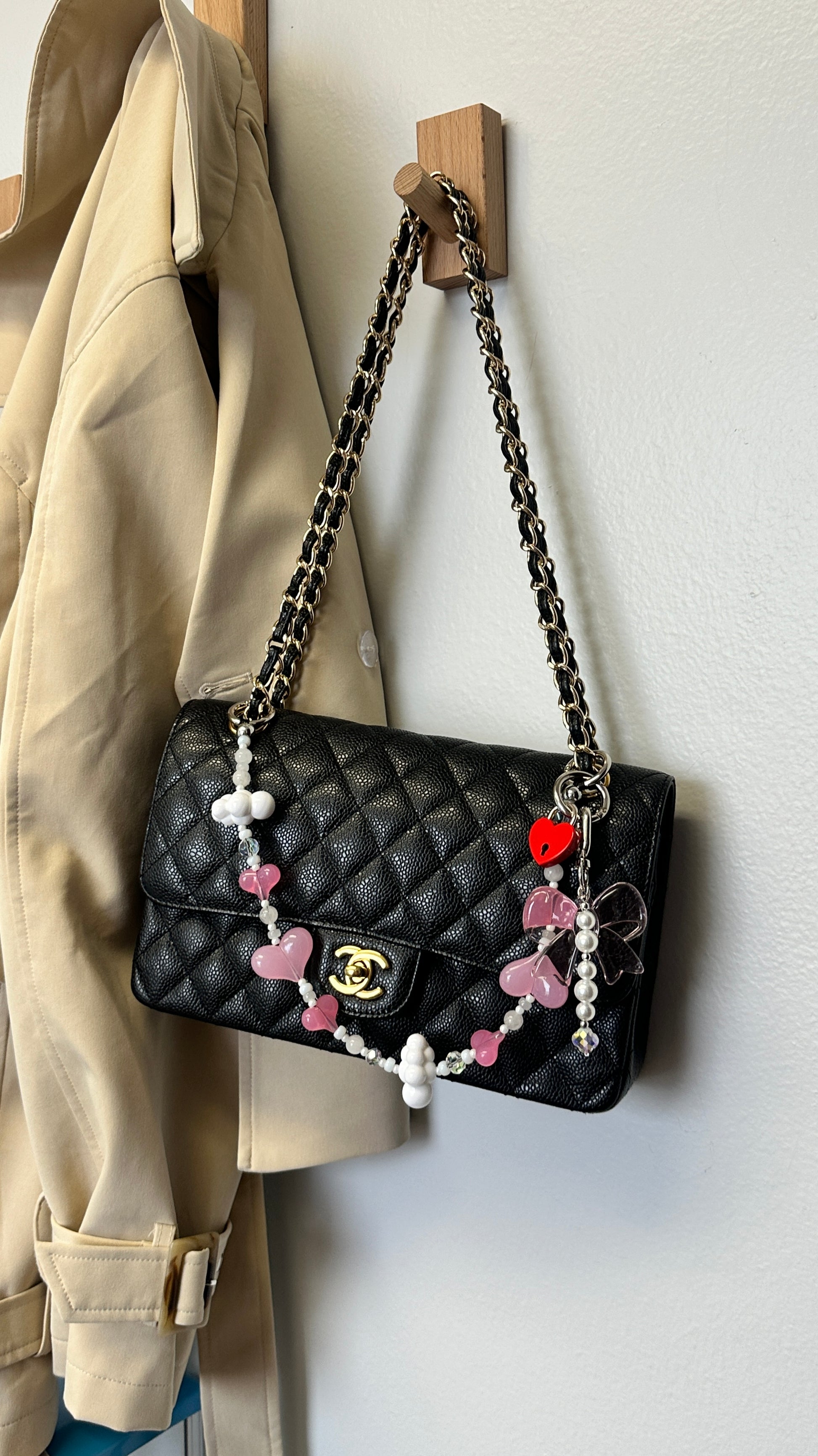 Charm para celular con diseño de candado rosa y corazón, accesorio de teléfono, dije para móvil.