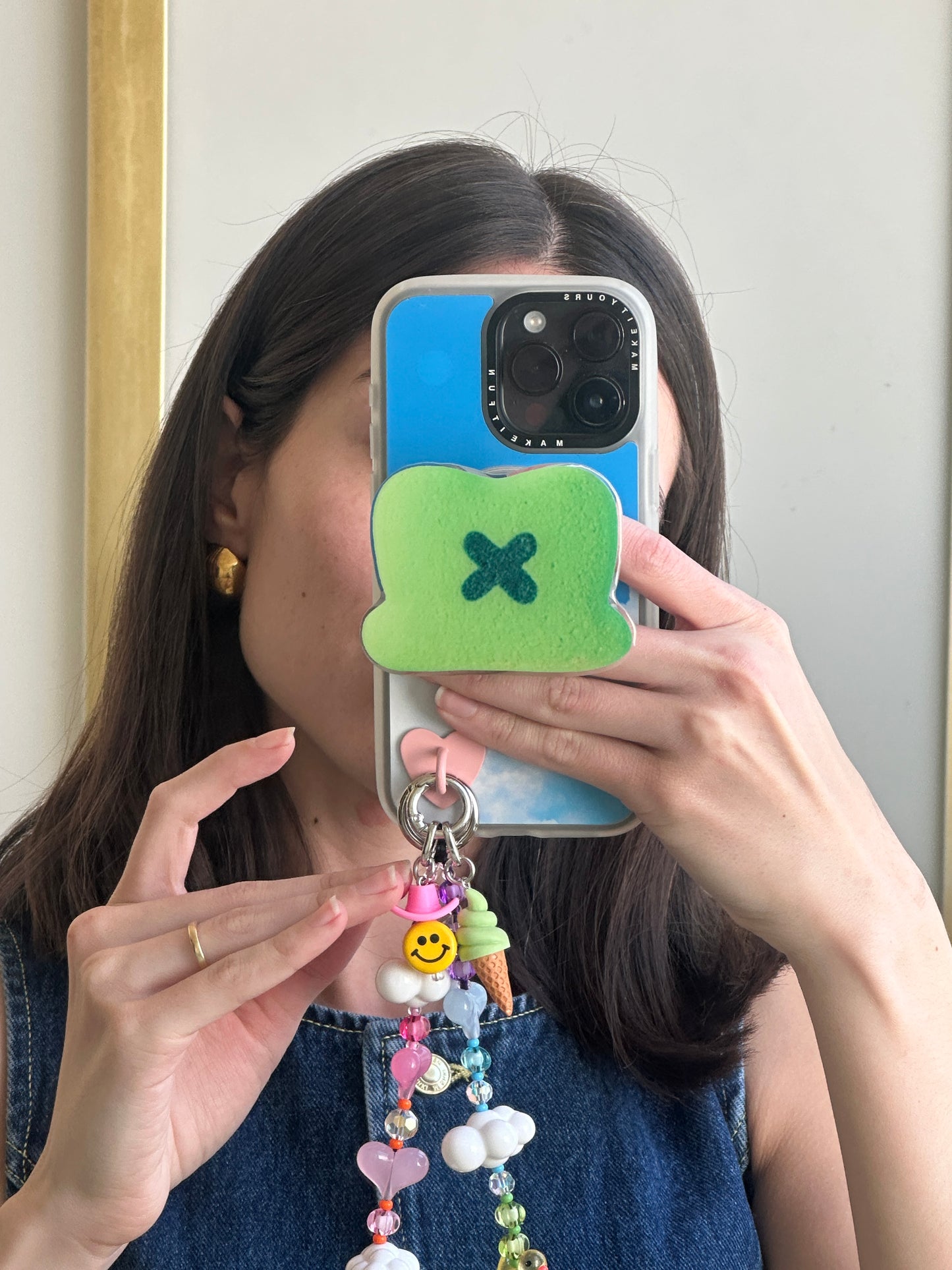 Pop Grippy para celular con diseño de sombrero de la suerte, accesorio de teléfono, grip para móvil.
