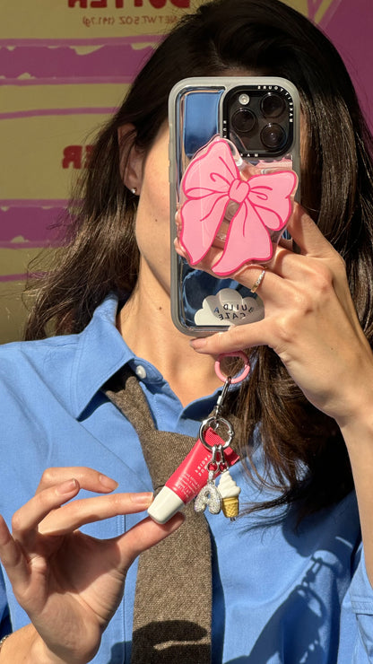 Summer Fridays Pink Guava Keychain