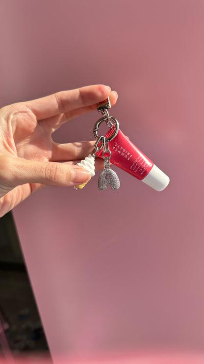 Summer Fridays Pink Guava Keychain