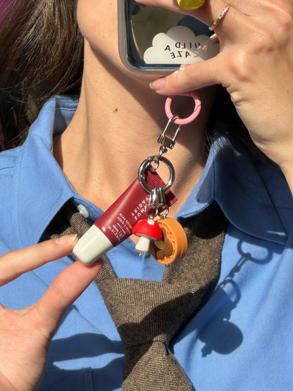 Summer Fridays Cherry Keychain