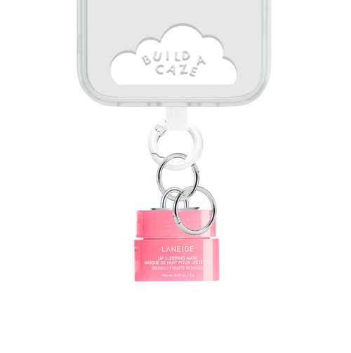 Charm o llavero de brillo labial LANEIGE mini para celular, accesorio móvil coqueto y práctico.