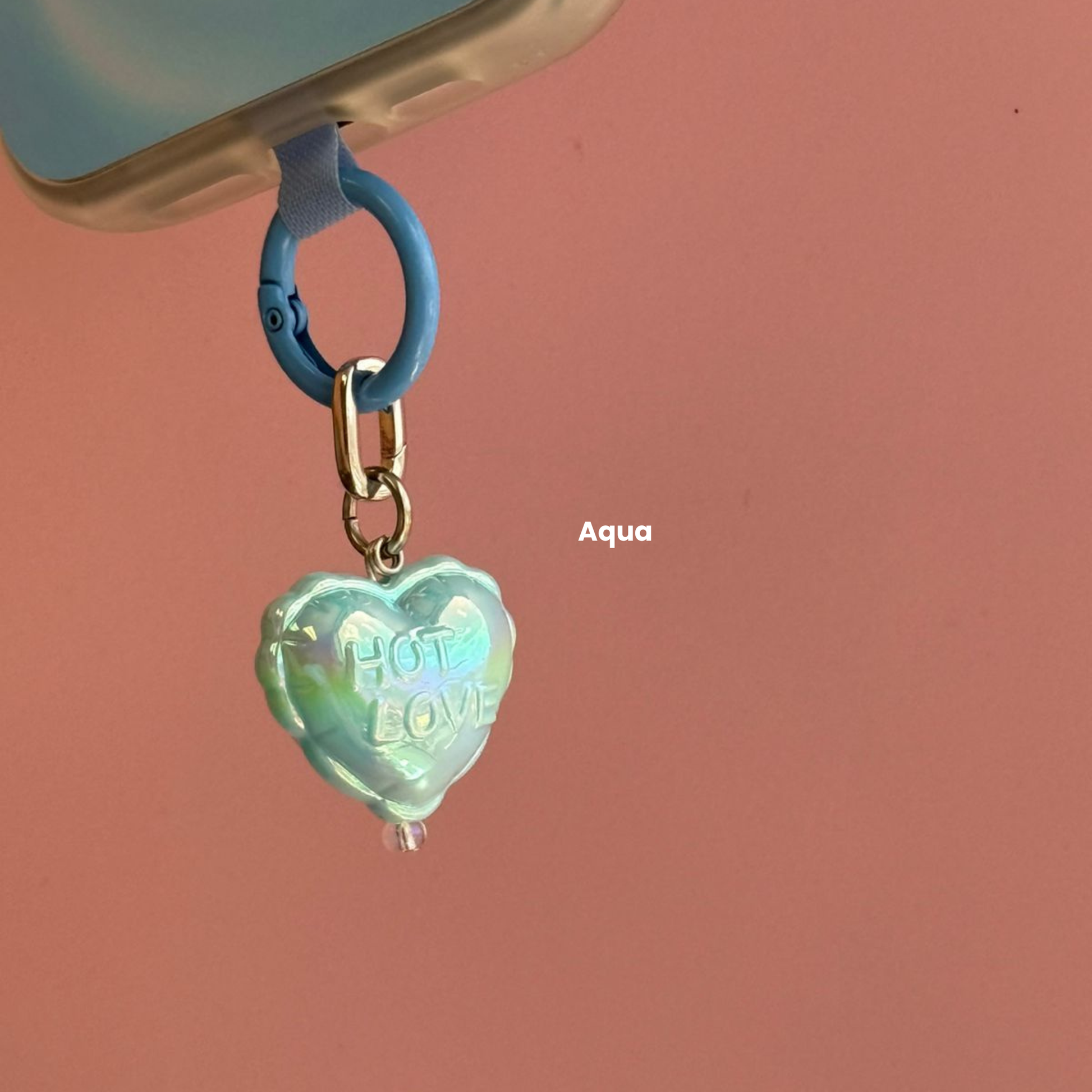 Un charm y accesorio colgante 2.0 Pastel Hot Love Balloon Charmie color lilac mostrado en primer plano - Build A Caze.