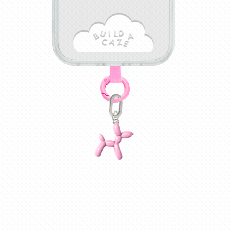 Dije para celular perrito globo cute phone charm para mujer Build A Caze