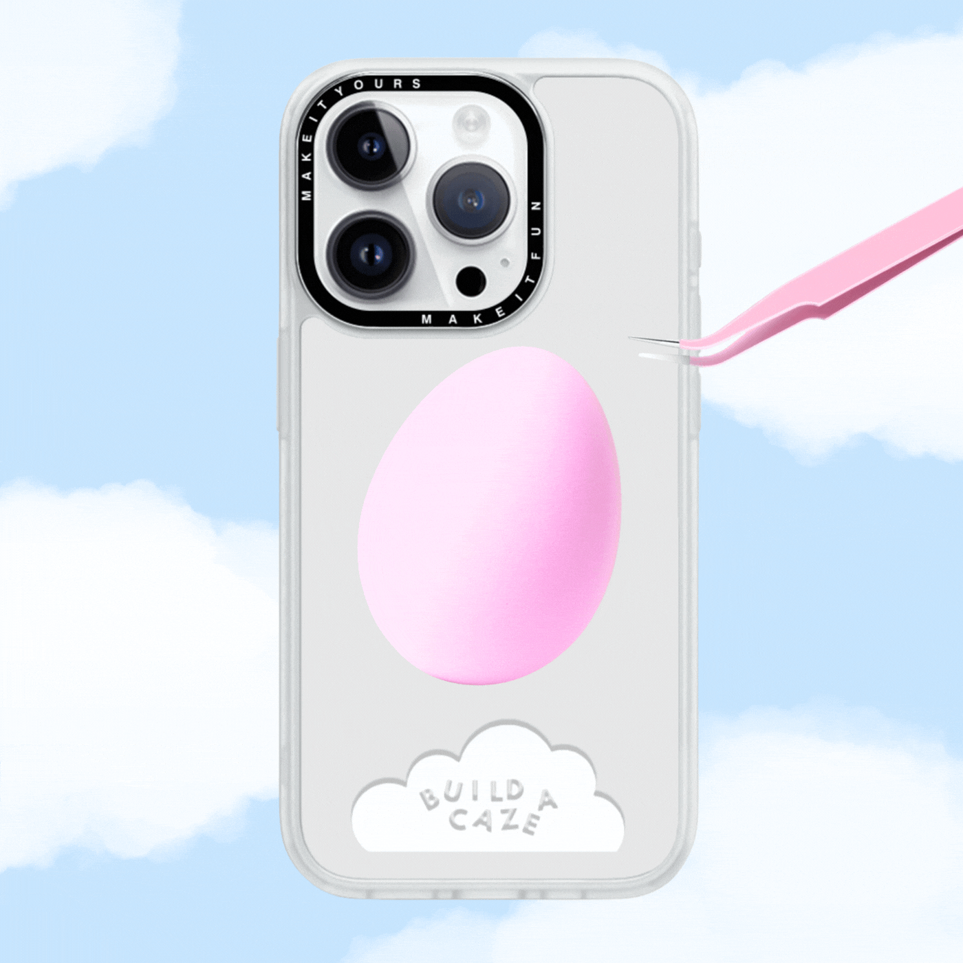 Pop Grippy de huevo de Pascua con stickers decorativos. Sujetador pop socket para celular, accesorio móvil, magsafe.