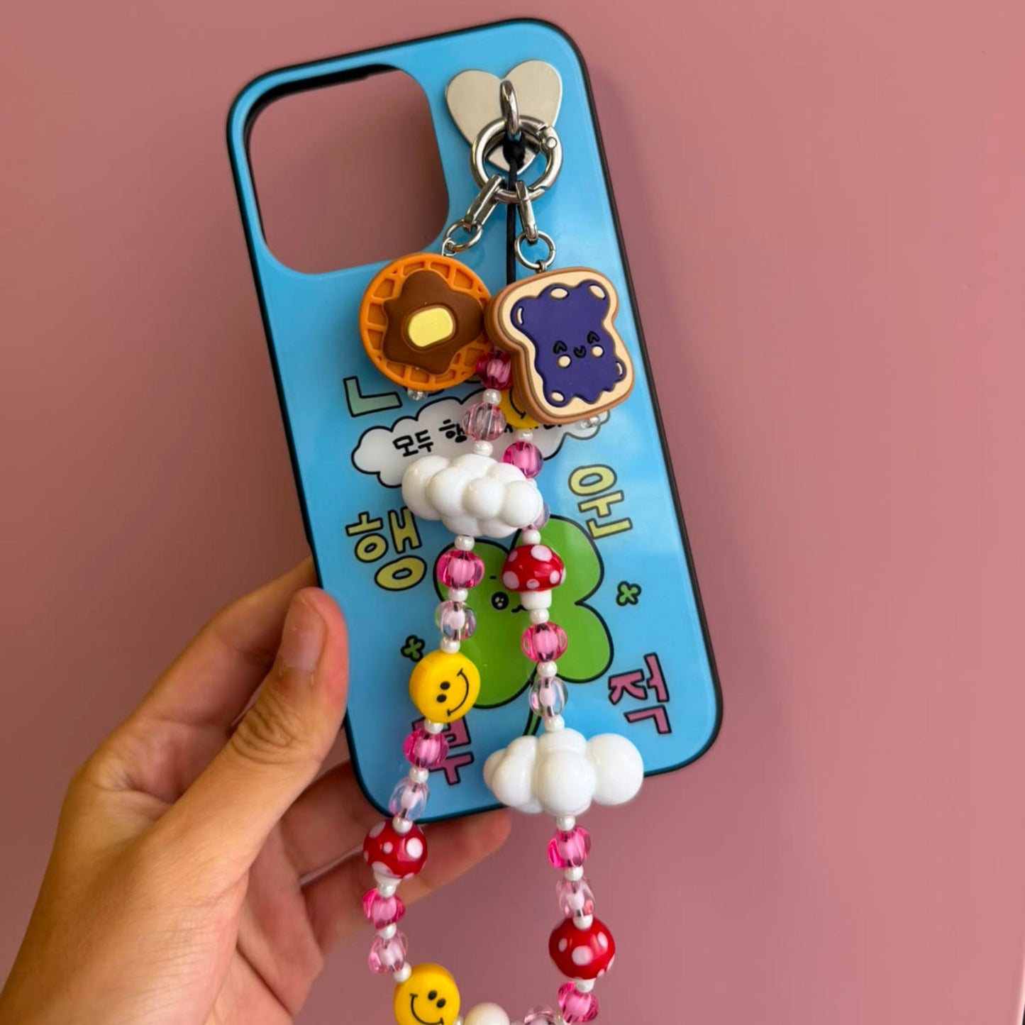 Dije para celular pan tostado con mermelada cute phone charm accesorios coloridos Build A Caze
