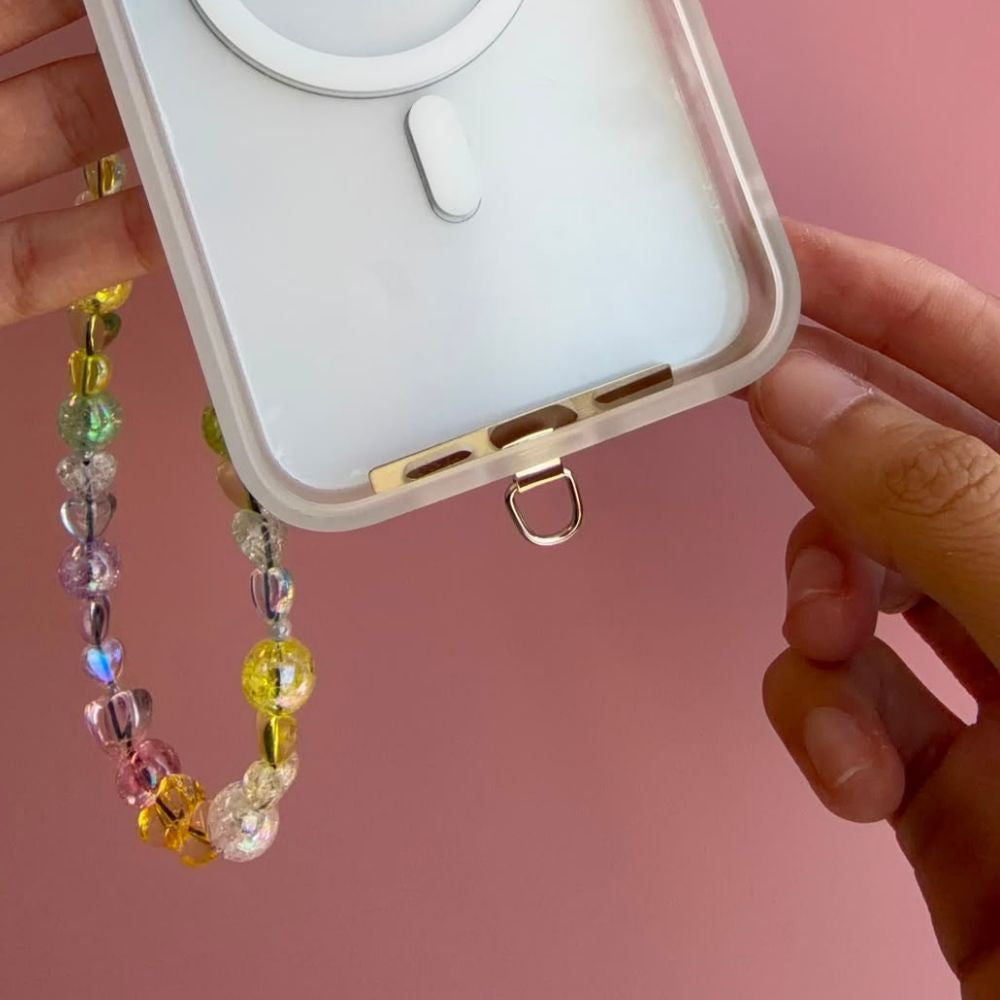 Adaptador universal para accesorios de celular dorado instalación fácil Build A Caze