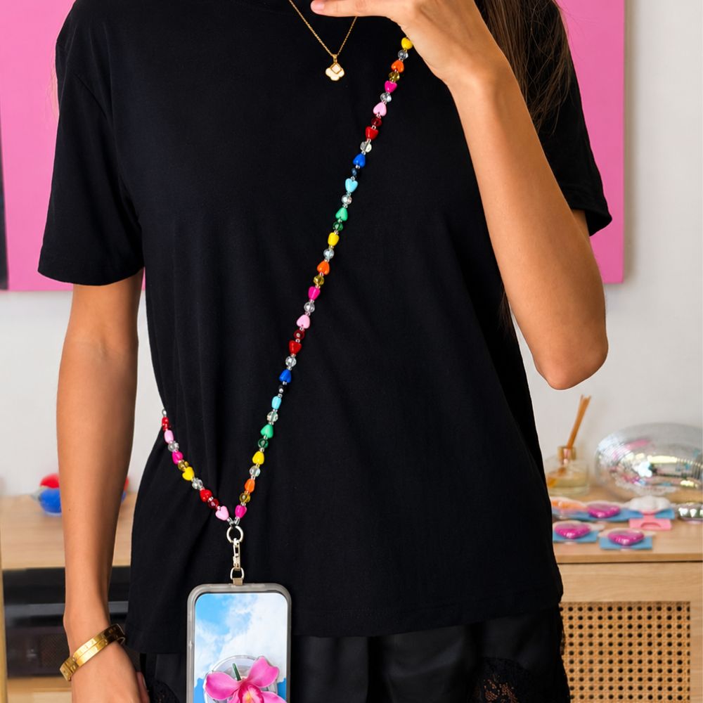 Adaptador universal para accesorios de celular plateado y dorado universal Build A Caze
