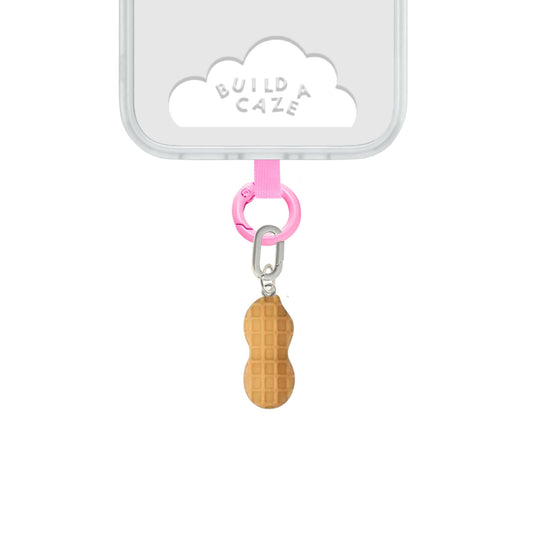 Dije para celular cacahuate café cute phone charm para mujer Build A Caze
