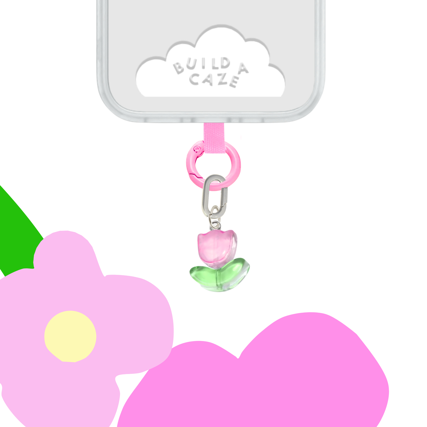 Tulipán translúcido Charmie en primer plano - Build A Caze